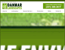 Tablet Screenshot of danmarlandscapes.com